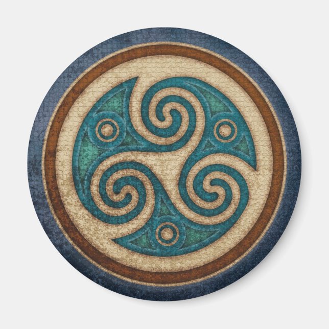 Mörk Triskele Magnet (Framsidan)