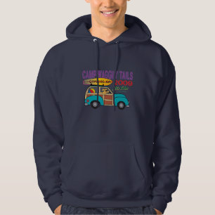 Mörk tröja sweatshirt med luva