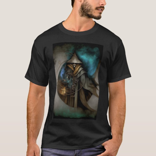 Mörk Trollkarl Arcane Tröja | Fantasy Gamer Konst (Framsida)