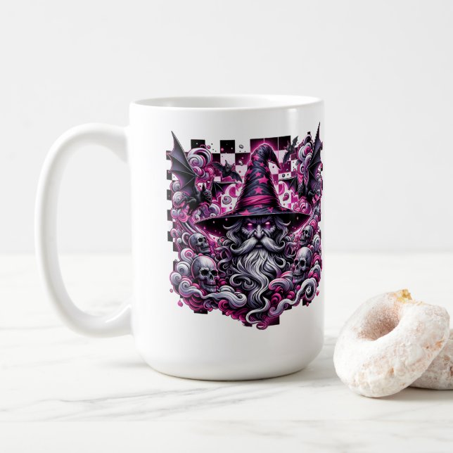 Mörk trollkarl av Matrix Kaffemugg (Med munk)