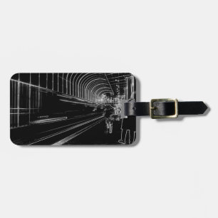 Mörk tunnelbanan bagagebricka