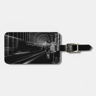 Mörk tunnelbanan bagagebricka