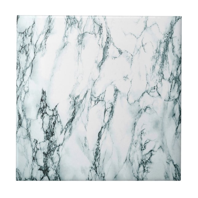 Mörk Turcos Vein Marble look Kakelplatta (Framsidan)