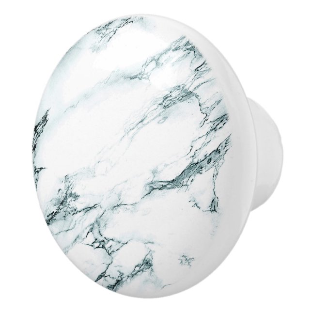 Mörk Turcos Vein Marble look Knopp (Höger)