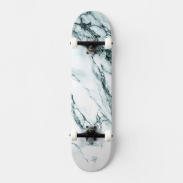Mörk Turcos Vein Marble look Mini Skateboard Bräda 18,7 Cm