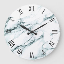 Mörk Turcos Vein Marble w Roman Numerals