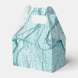 Mörk Turquise Marble look Presentaskar