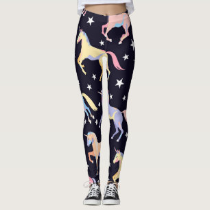 Mörk Unicorn Fantasy: Magic Seamless. Leggings