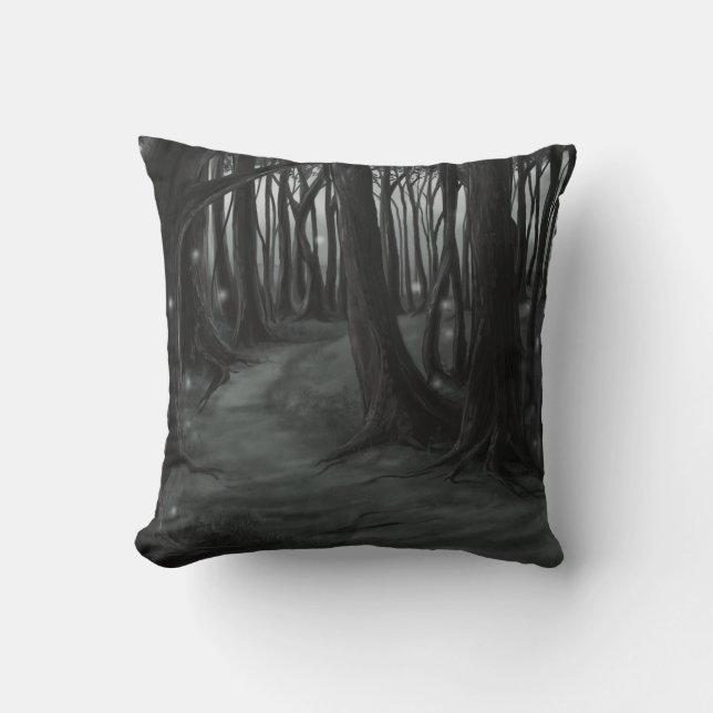 Mörk Väg Pillow Kudde (Framsida)