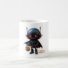 Mörk Vampire Robot Halloween Spooky Sci-Fi Coffee Kaffemugg