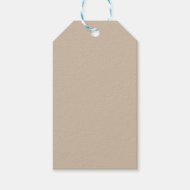 Mörk Vanilla Solid Färg Presentetikett