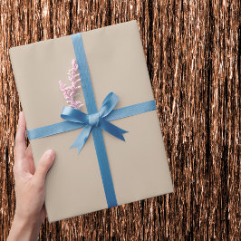 Mörk Vanilla Solid Färg Presentpapper