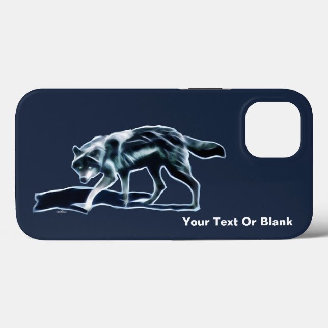 Mörk Varg Fodral-Mate iphone case (Baksida (horisontell))