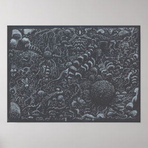 Mörk värld, av Brian Benson. Poster