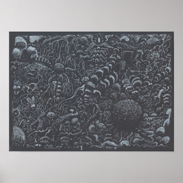 Mörk värld, av Brian Benson. Poster (Framsidan)