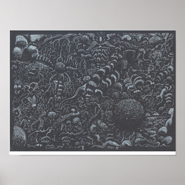 Mörk värld, av Brian Benson. Poster (Framsidan)