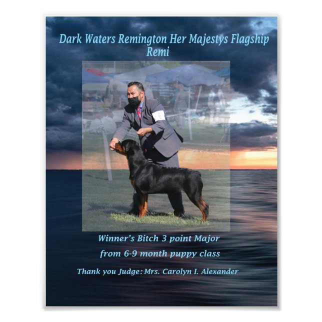 Mörk Vatten Remington Her Majesty’s Flagship Fototryck (Framsidan)