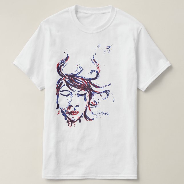 mörk vatten t shirt (Design framsida)
