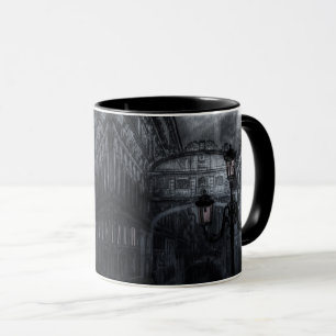 Mörk Venedig Rain Bridge of Sighs in Night Mugg