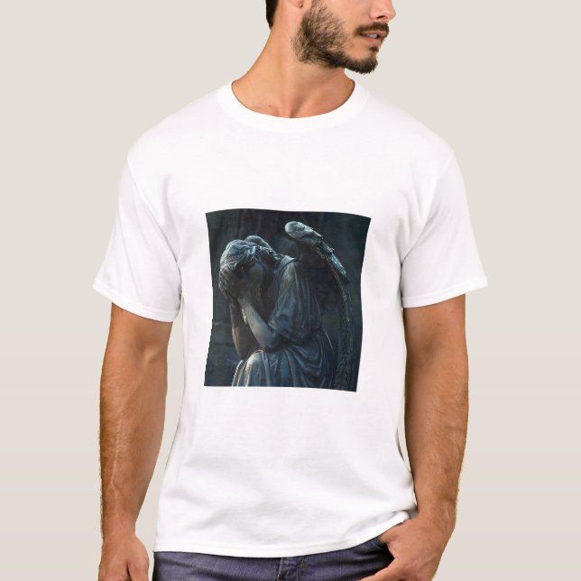 Mörk Vepande stenvinkel T Shirt (Framsida)