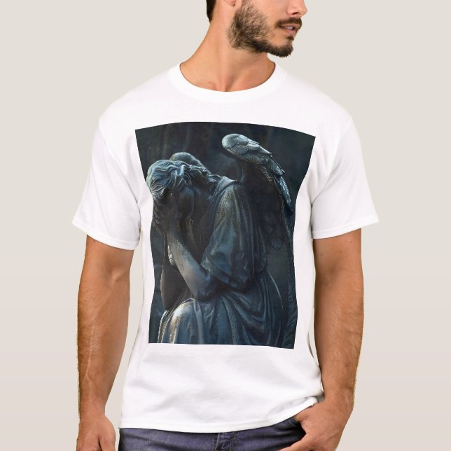 Mörk Vepande stenvinkel T Shirt (Framsida)