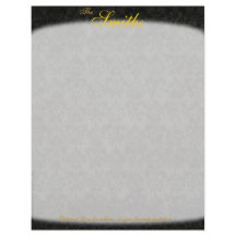 Mörk Viktorian Letterhead (ensidig)