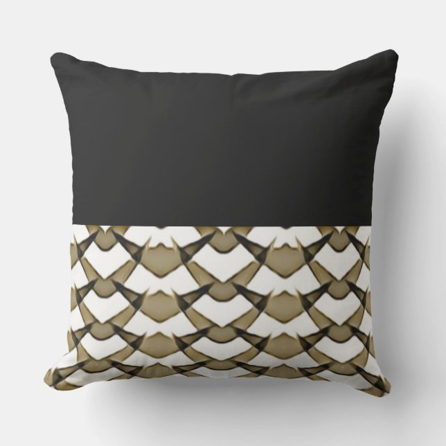 Mörk Vingar utomhusfyllning Kudde (Framsida)