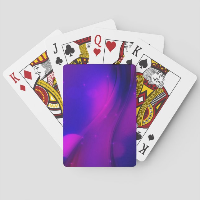 Mörk vinkar casinokort (Baksidan)