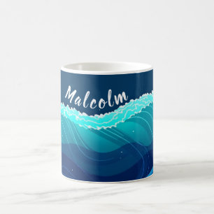 Mörk Vinkarare Kaffemugg