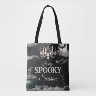Mörk Vintage Gotisk Skalle Årlig Halloweenfest Tygkasse