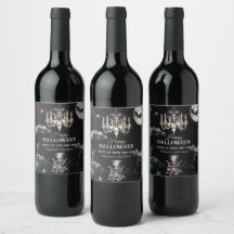 Mörk Vintage Gotisk Skalle Årlig Halloweenfest