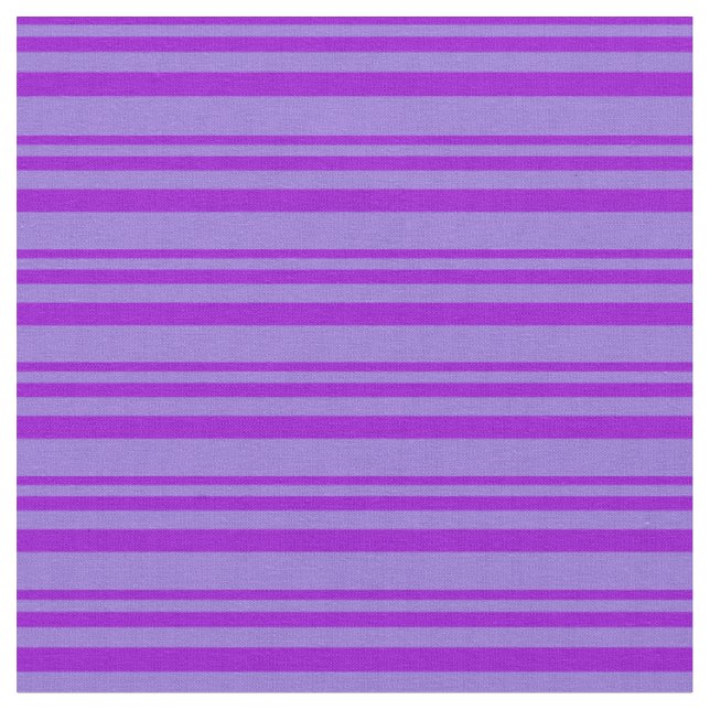 Mörk Violet and Lila Färgad Mönster i Rand Tyg (Närbild)