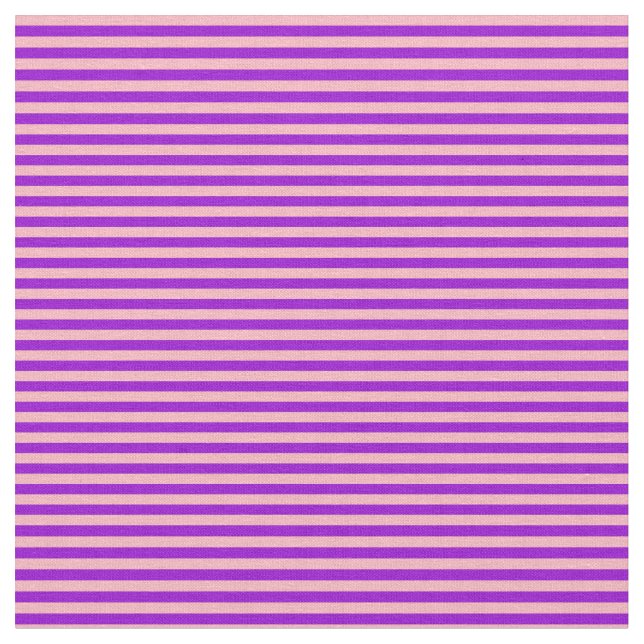 Mörk Violet & Ljus rosa Färgad Linjer Tyg (Närbild)