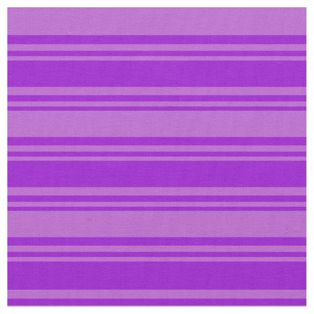 Mörk Violet och Orchid Färgad Linjer Tyg (Närbild)
