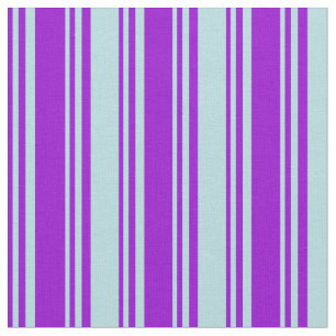 Mörk Violet och Powder Blue Stripe/LUND Mönster Tyg