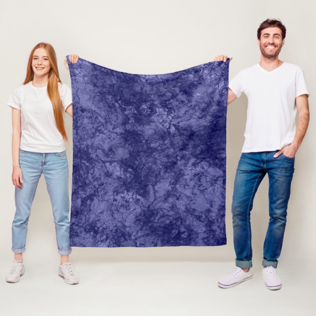 Mörk violett lila texturerad struktur suede marble fleecefilt (På plats)
