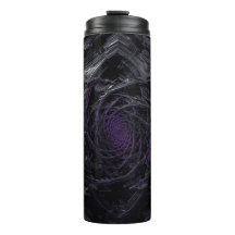 Mörk Virvel Termisk Tumbler – Galax Spiral Geometr