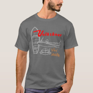 Mörk Volksboat T-tröja T Shirt