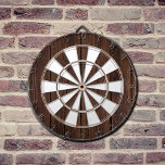 Mörk Walnut Midhundsmodern Darttavla<br><div class="desc">Mörk Walnut Midhundsmodern</div>