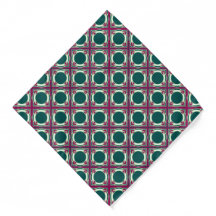 Mörk Watermelon Färg Geometric Mönster