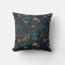 Mörk Wildblomsterträdgårdens Rosa och Grönt
