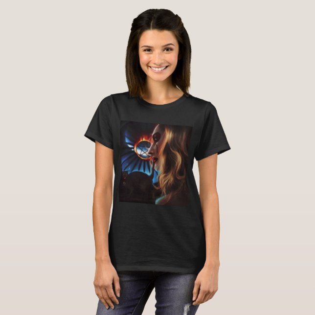 Mörk Witch T-shirt (Hel framsida)