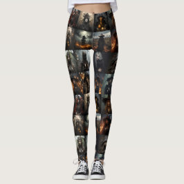 Mörk Witches Collage Leggings - Spooky