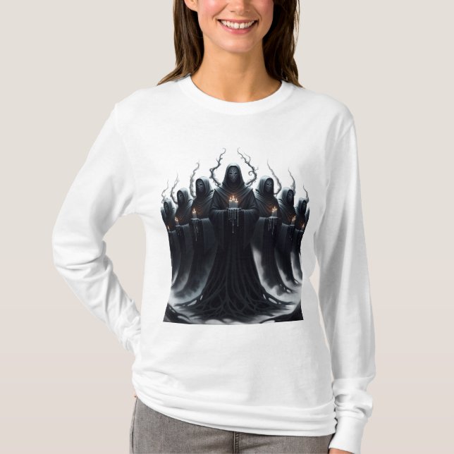 Mörk Witchy Coven Graphic Tee (Framsida)