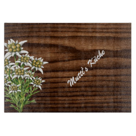 Mörk Wood and Edelweiss Anpassningsbar