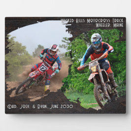 Mörk Wood Brushstroke-fotomallar