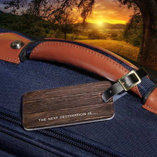 Mörk Wood for him Luggage Tag Bagagebricka