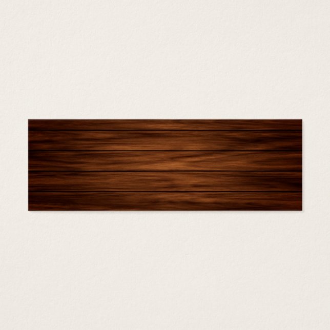 Mörk Wood Litet Visitkort (Framsidan)