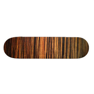Mörk Wood Veneer Skateboard Bräda 21,5 Cm
