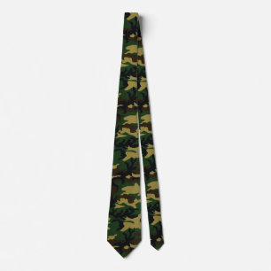 Mörk Woodland Camo Tie Slips